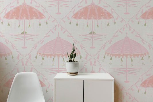 Fancy Beach Umbrella Wallpaper