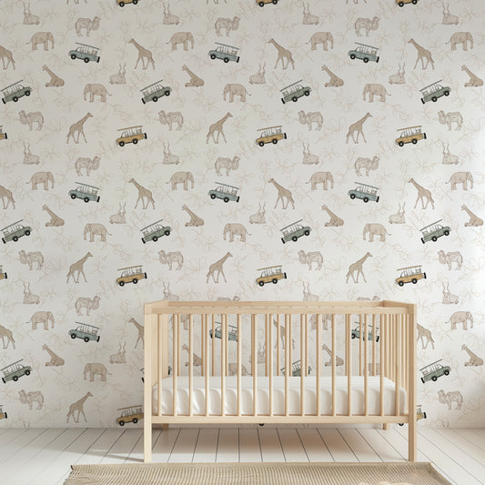 Safari Expedition Wallpaper