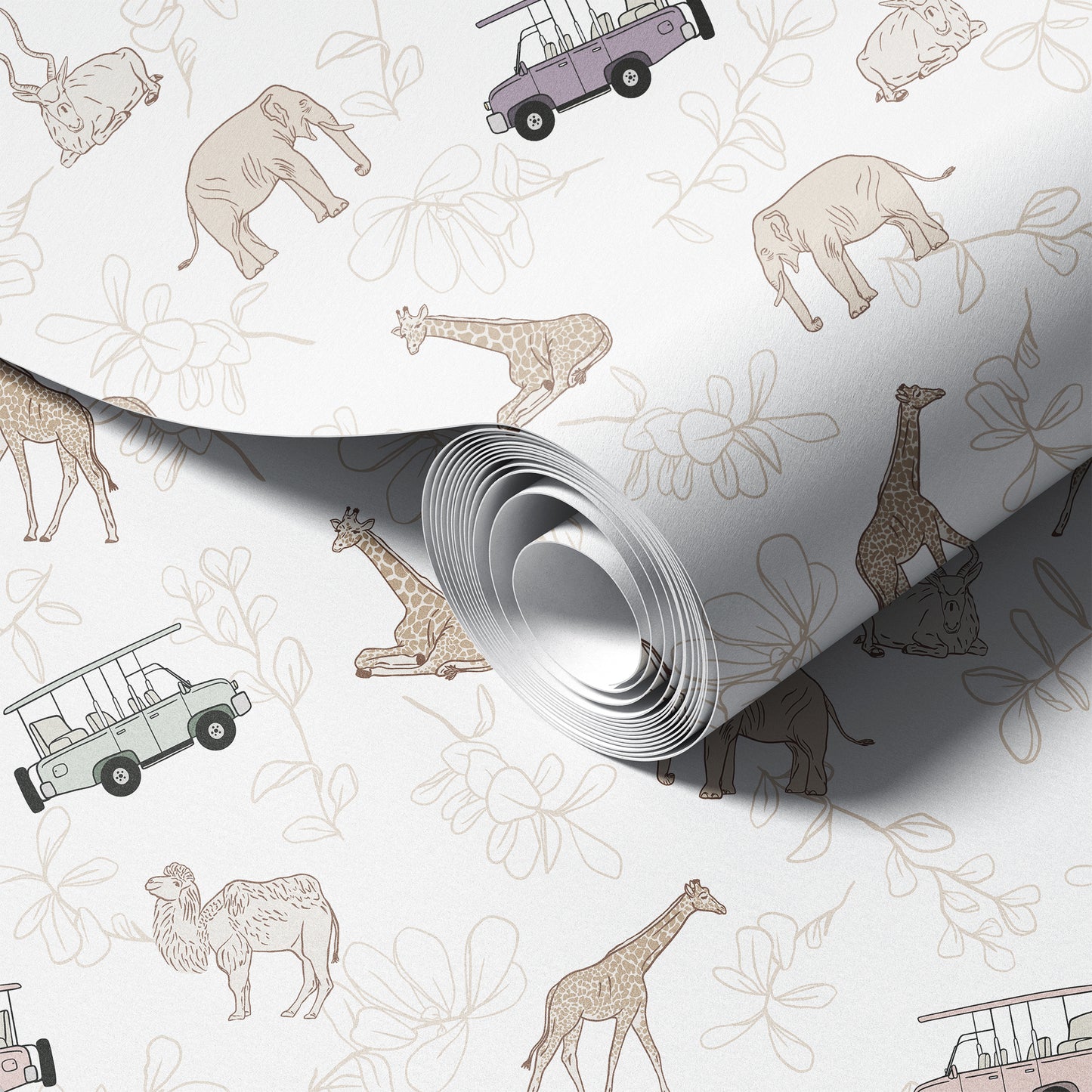 Safari Expedition Wallpaper