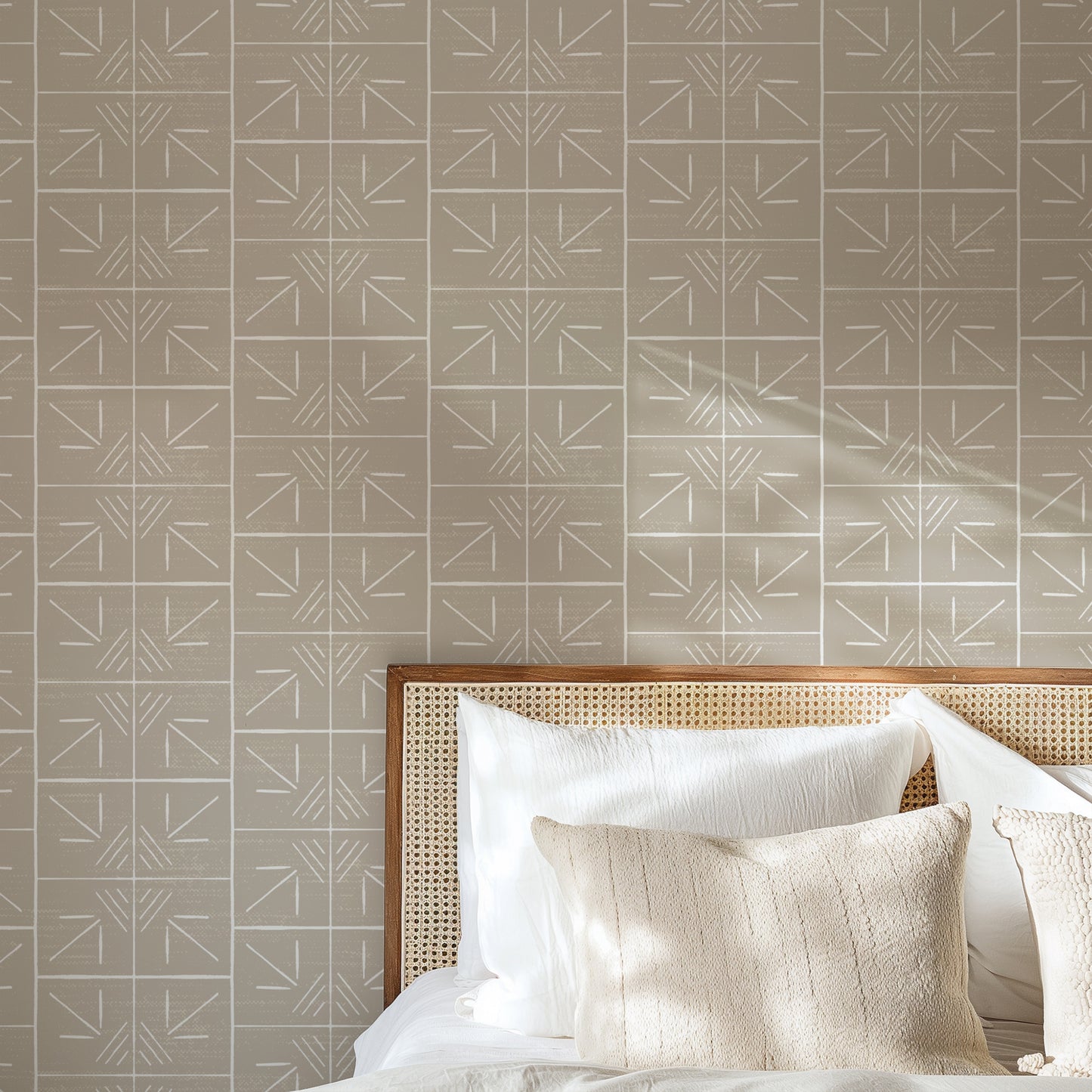 Textured Geometric Wallpaper