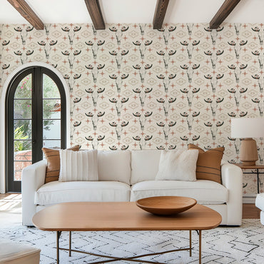 Western Cow Skulls Wallpaper