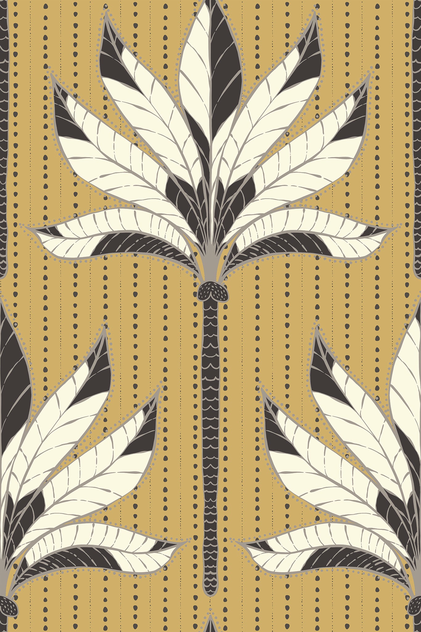 Art Deco Palm Wallpaper