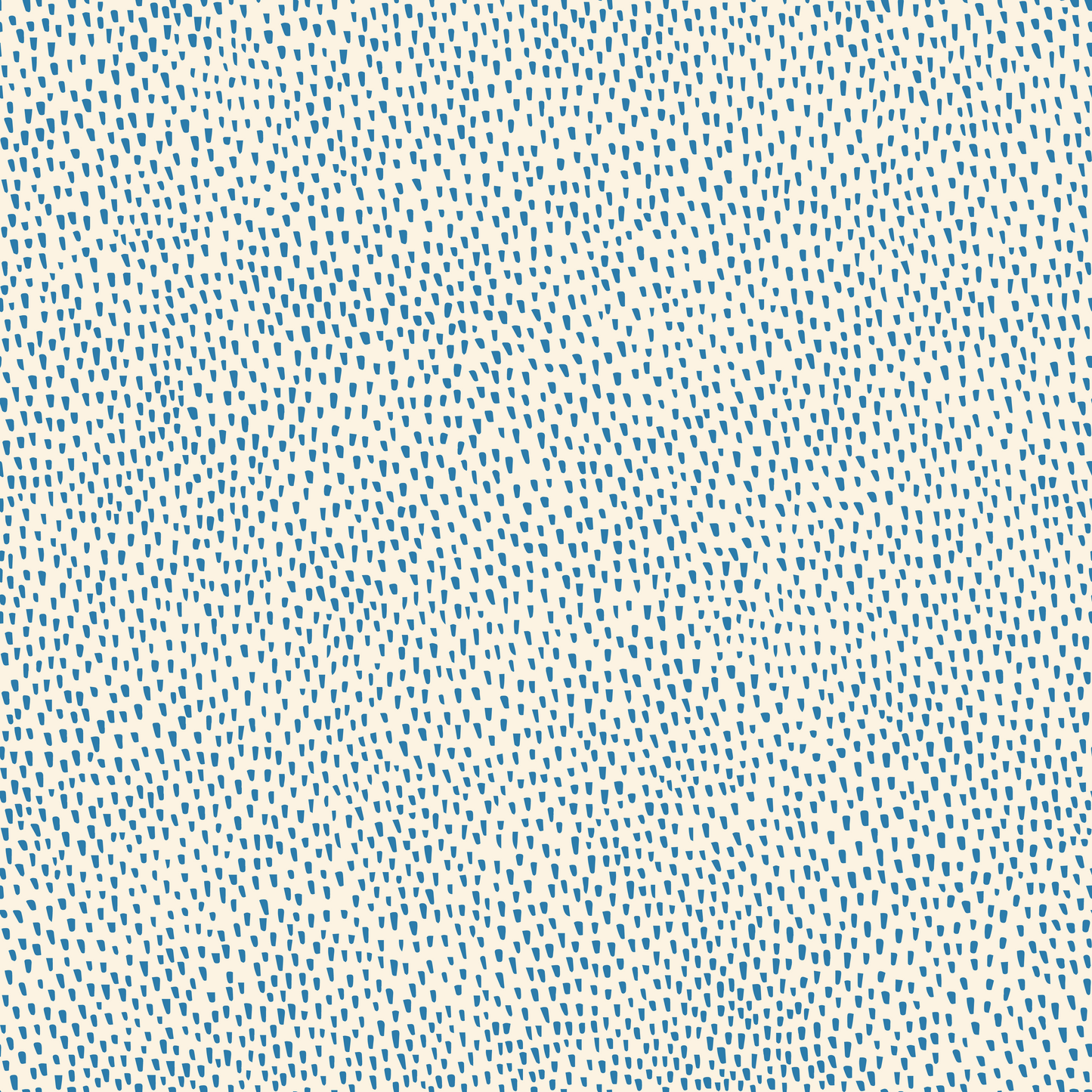 Audrey's Seedlings in Delft Blue and Cream Wallpaper