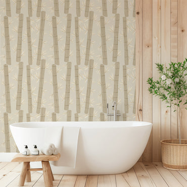 Bamboo Forest Peel and Stick Wallpaper Sample - Botanical