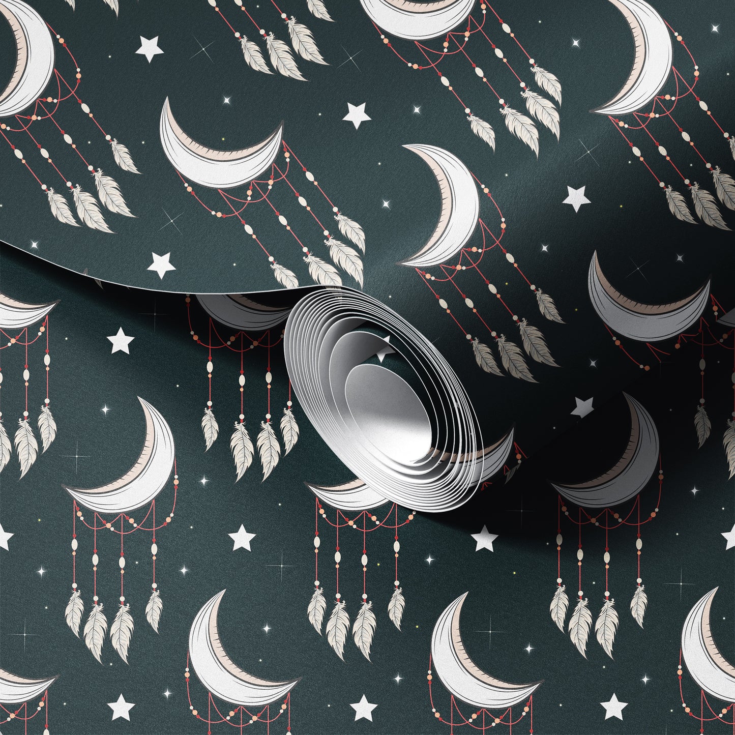 Bohemian Moon Night Wallpaper