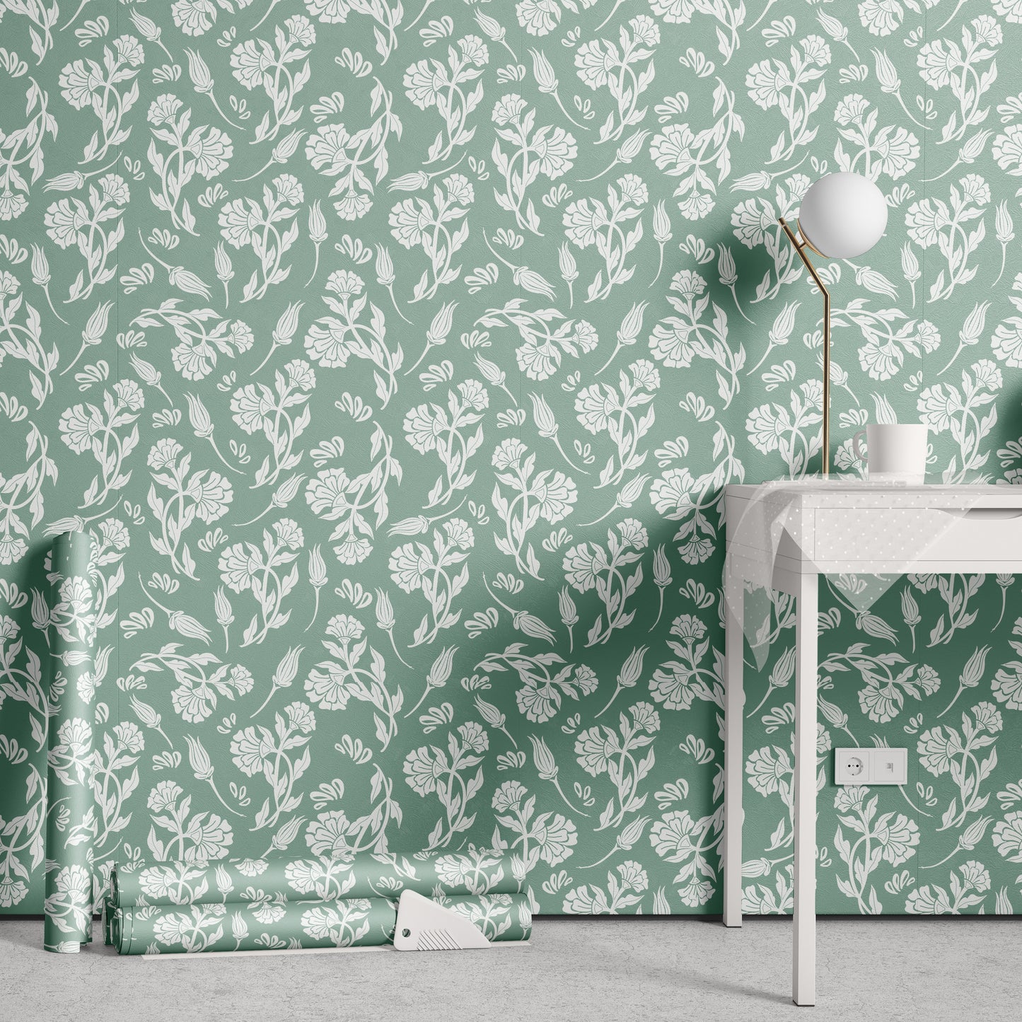 Boho Floral Dance Wallpaper