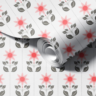 Boho Bloom Tribe Wallpaper