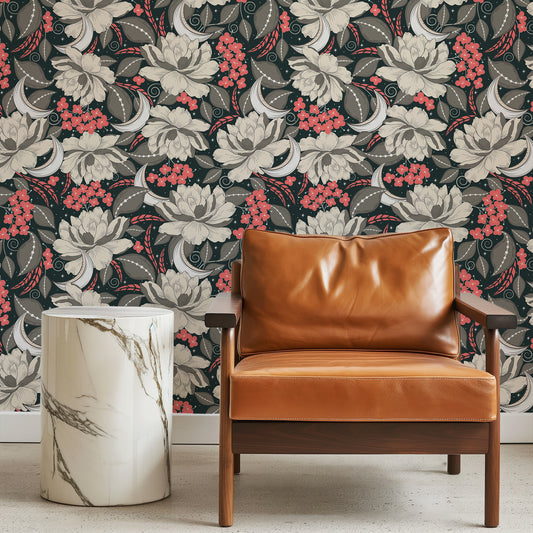 Boho Blossom Bliss Wallpaper