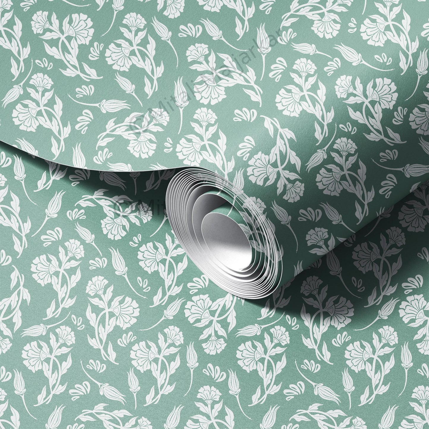 Boho Floral Dance Wallpaper