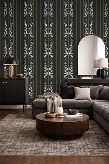 Cottagegoth peel and stick wallpaper room mockup