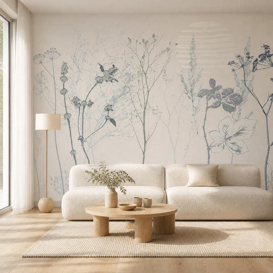 Calming Essentials Botanical Peel and Stick Wallpaper Mural