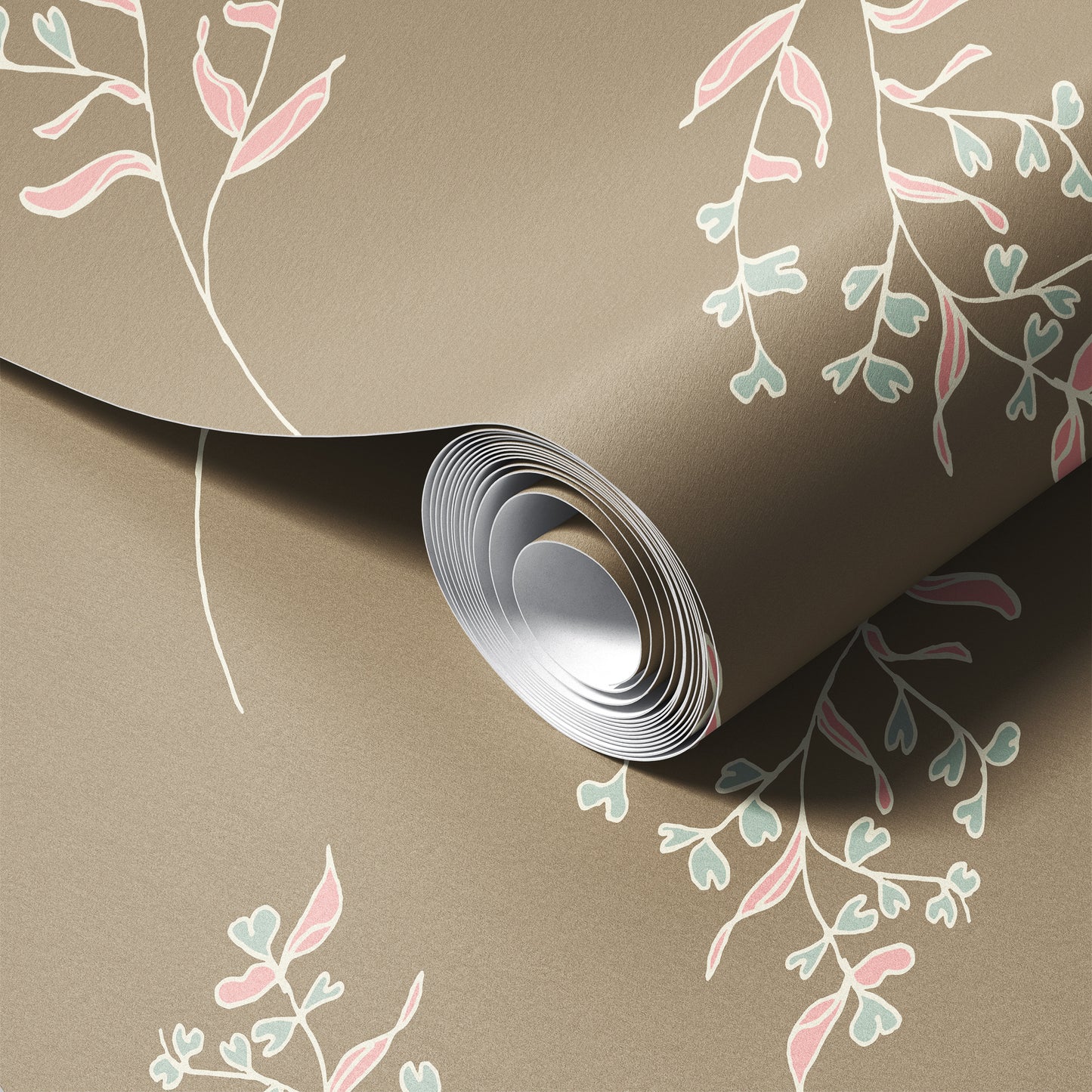 Charlotte in Tan Wallpaper