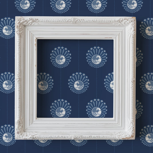 Charming Peacock Wallpaper