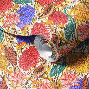 Chinoiserie Blossom Wallpaper