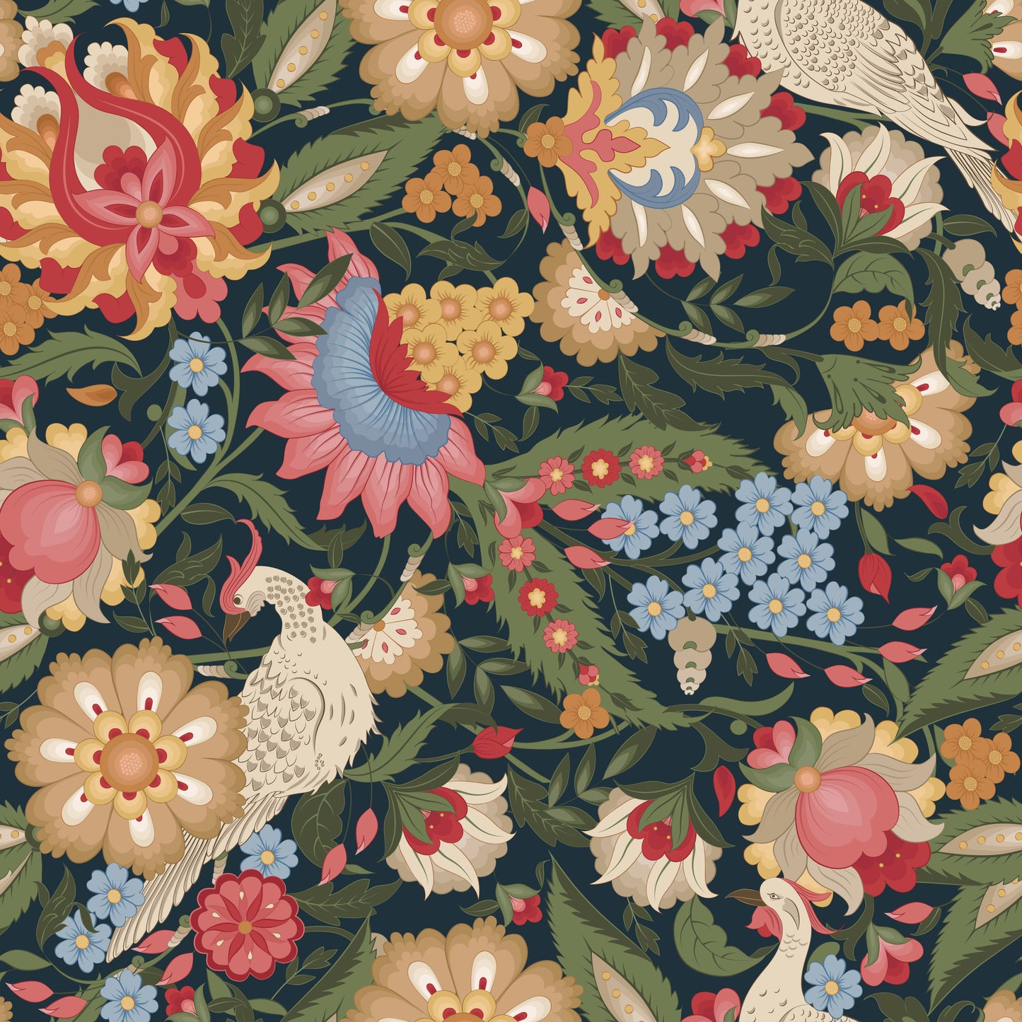 Chintz Garden Wallpaper
