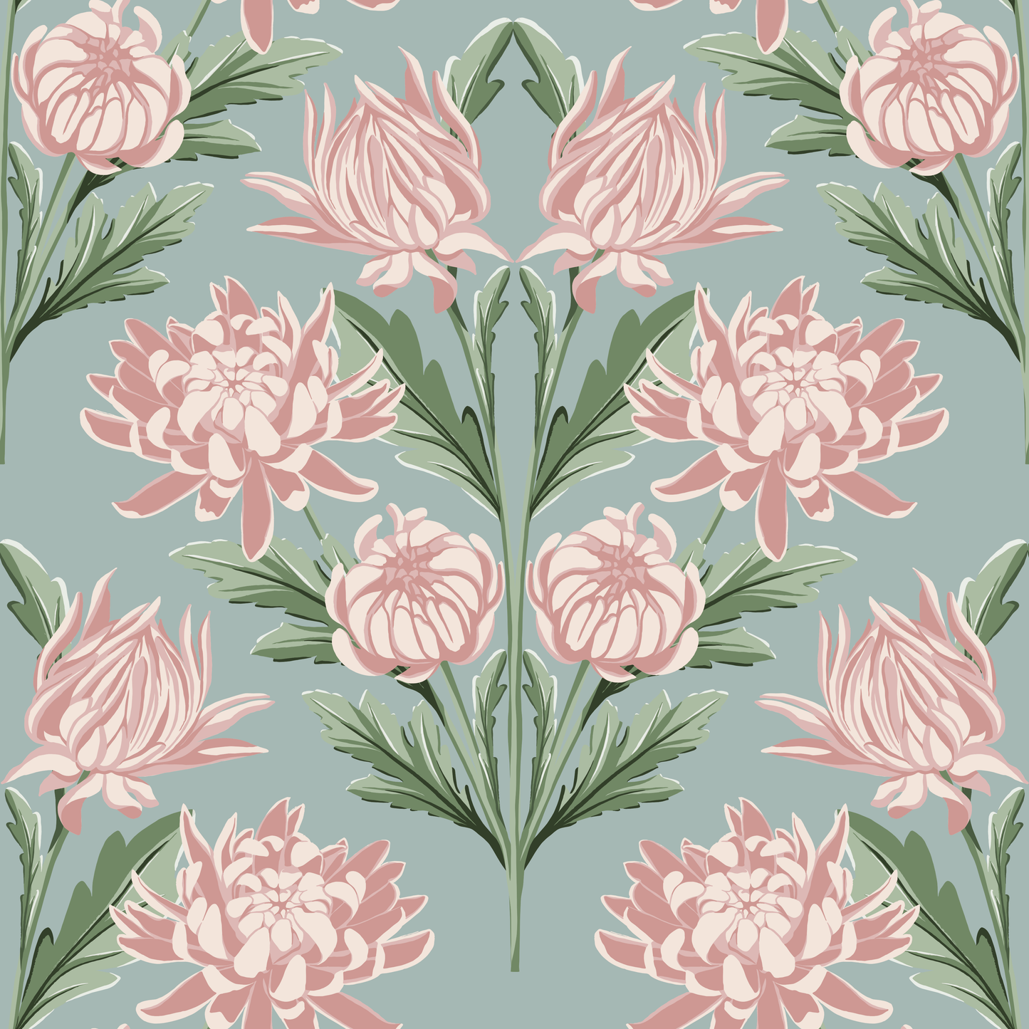 Chrysanthemum Garden Wallpaper