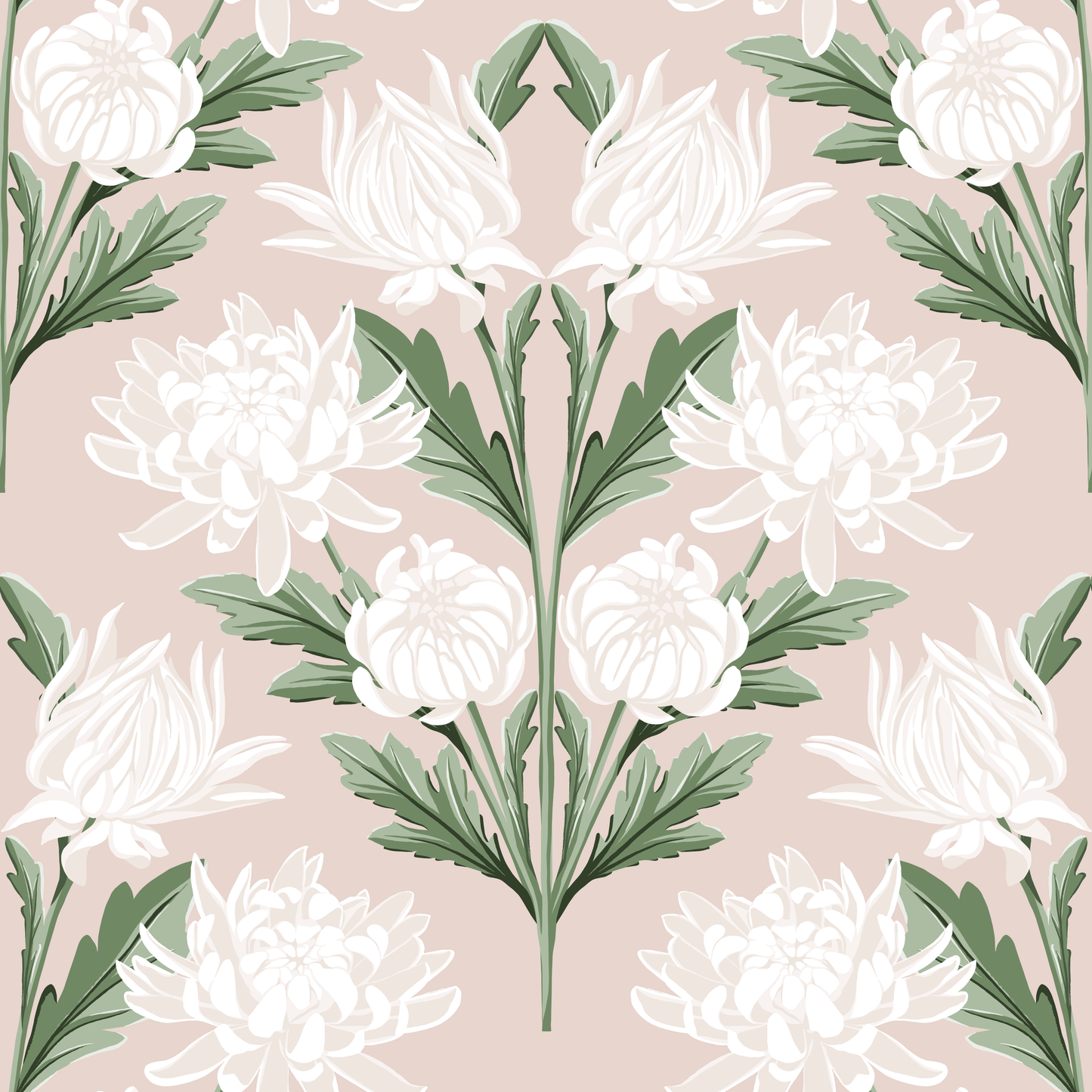 Chrysanthemum Garden Wallpaper