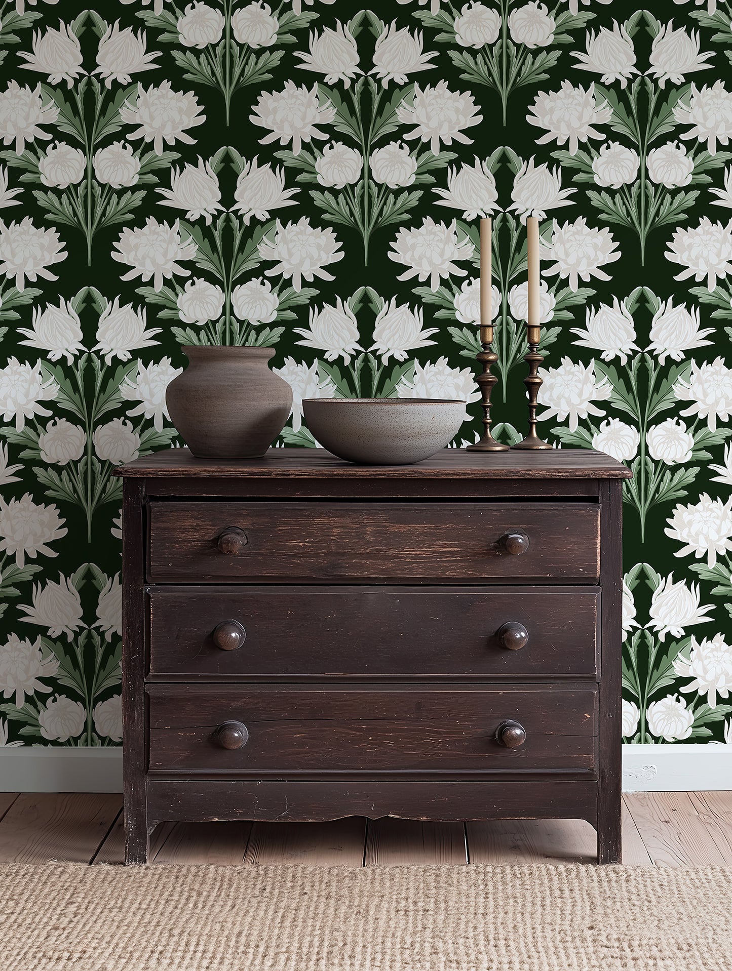 Chrysanthemum Garden Wallpaper