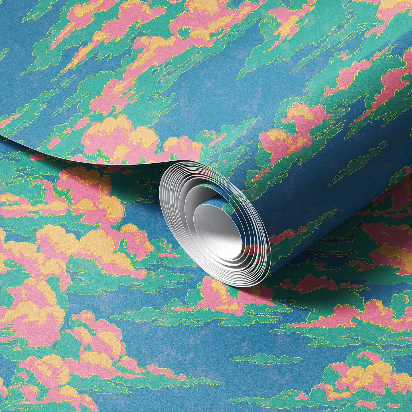Cotton Candy Sunset Wallpaper