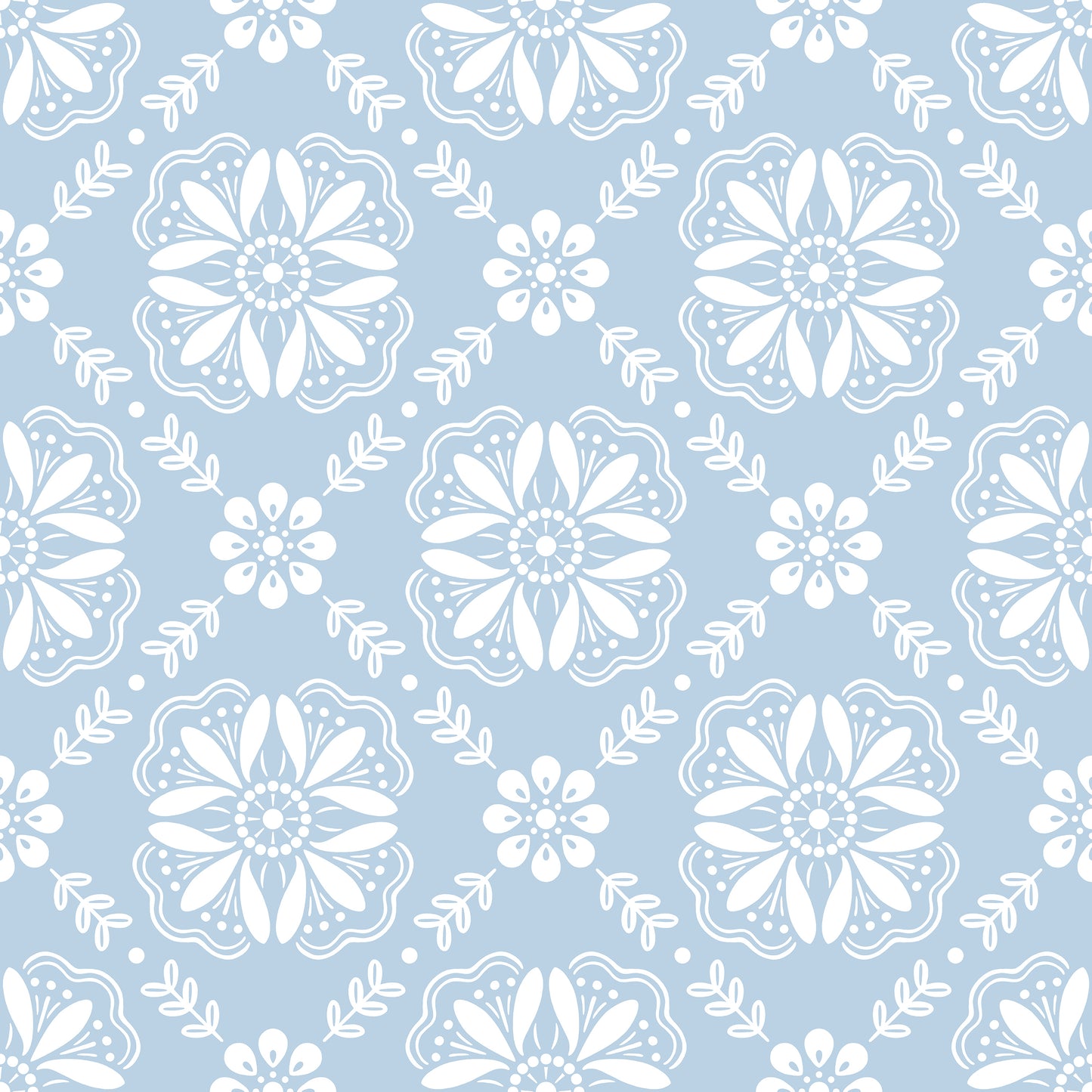 Emma Floral Tile Wallpaper