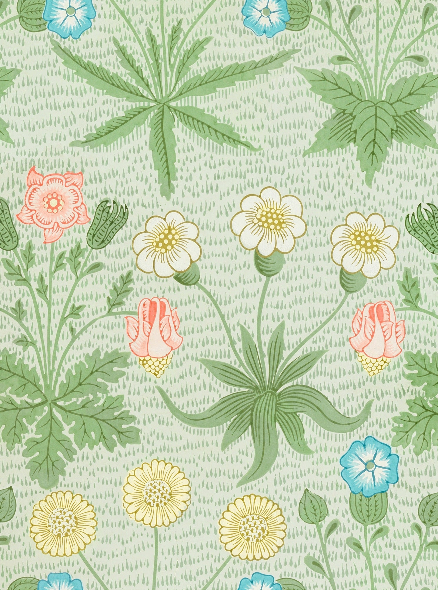 Daisy by William Morris Wallpaper