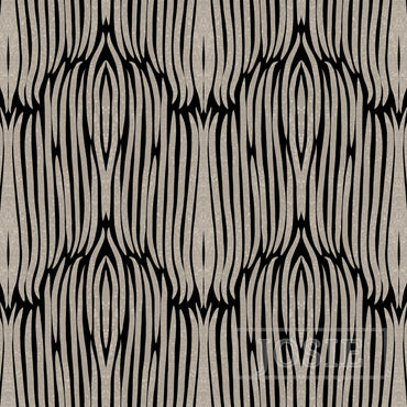 Feather Grunge Grey peel and stick wallpaper pattern swatch