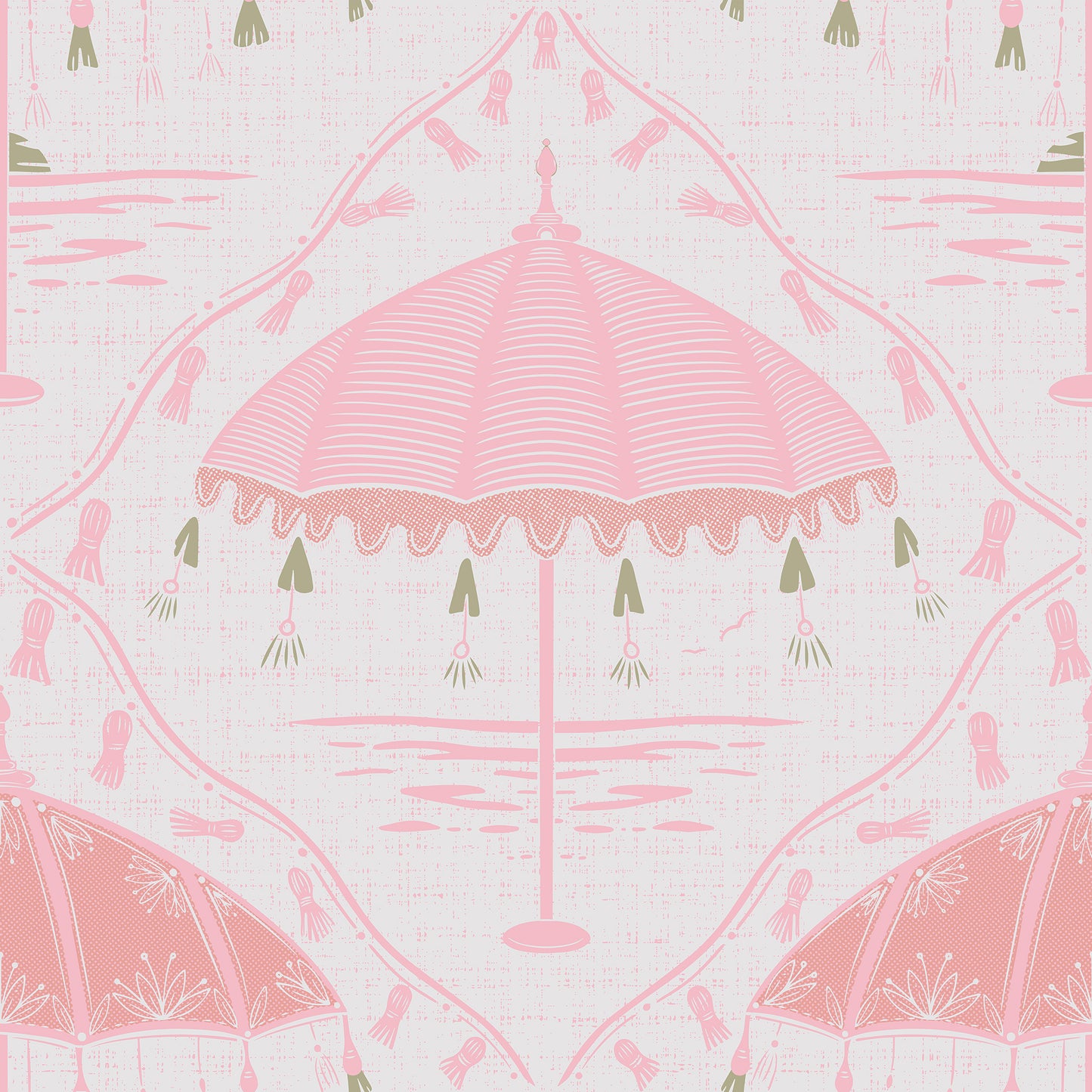 Fancy Beach Umbrella Wallpaper