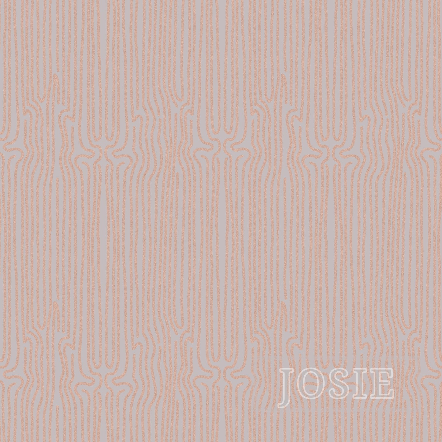 Grunge Line Muted Grey peel and stick wallpaper pattern swatch