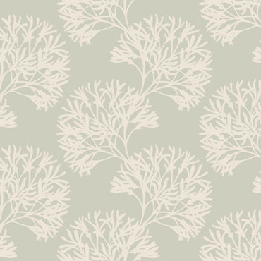 Leaf pattern on a light gray background