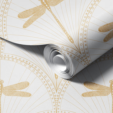 Glam Dragonflies Wallpaper