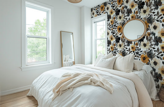 Gothic Floral Wallpaper.