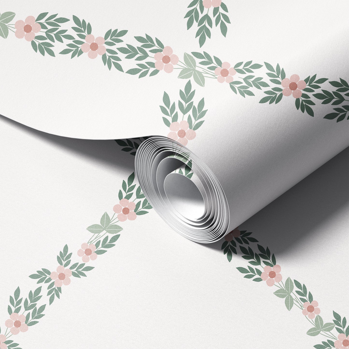 Grandmillenial Floral Trellis Wallpaper