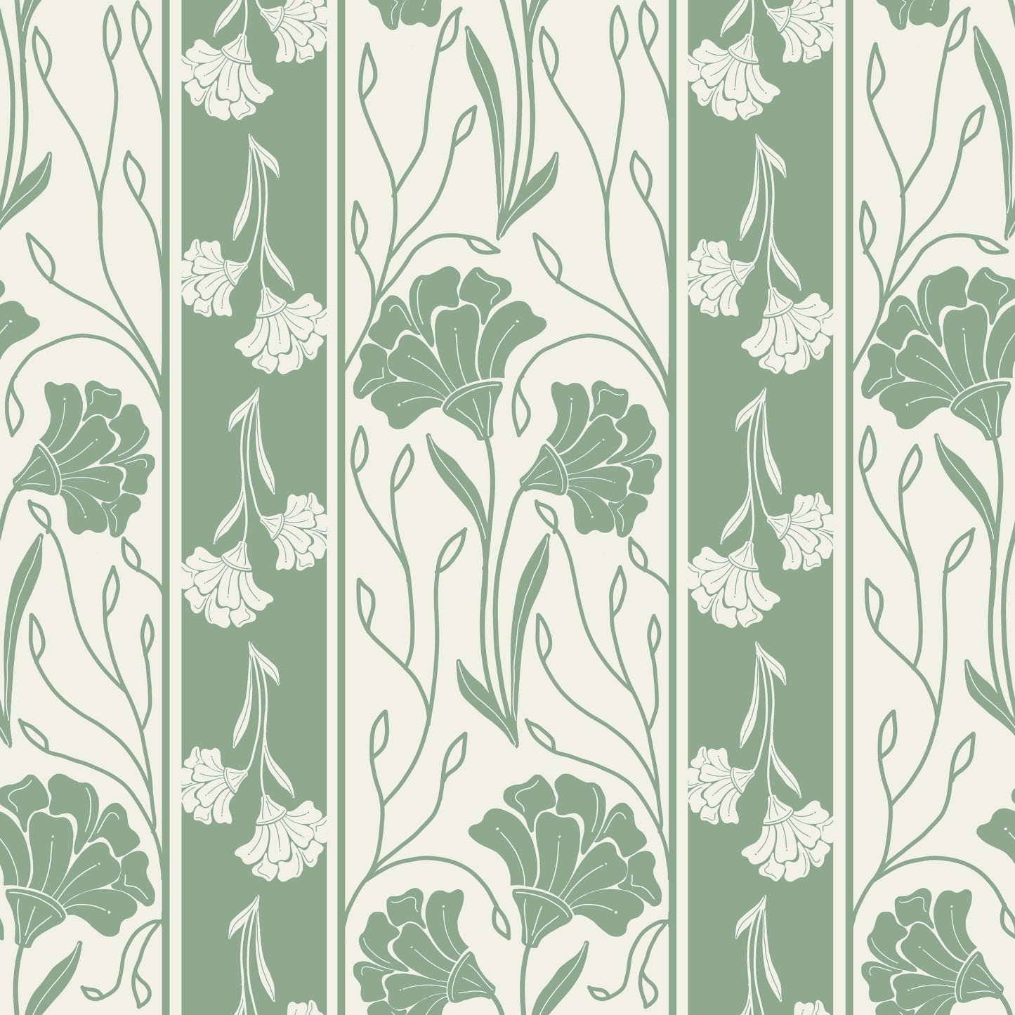 Grandmillenial Cottage Florals Wallpaper