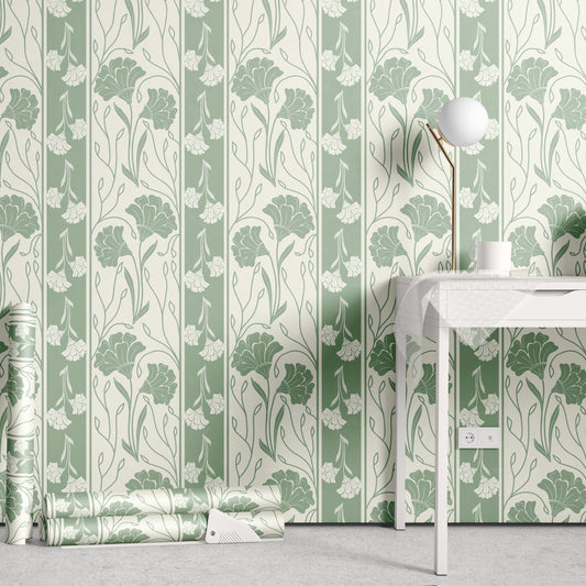 Grandmillenial Cottage Florals Wallpaper
