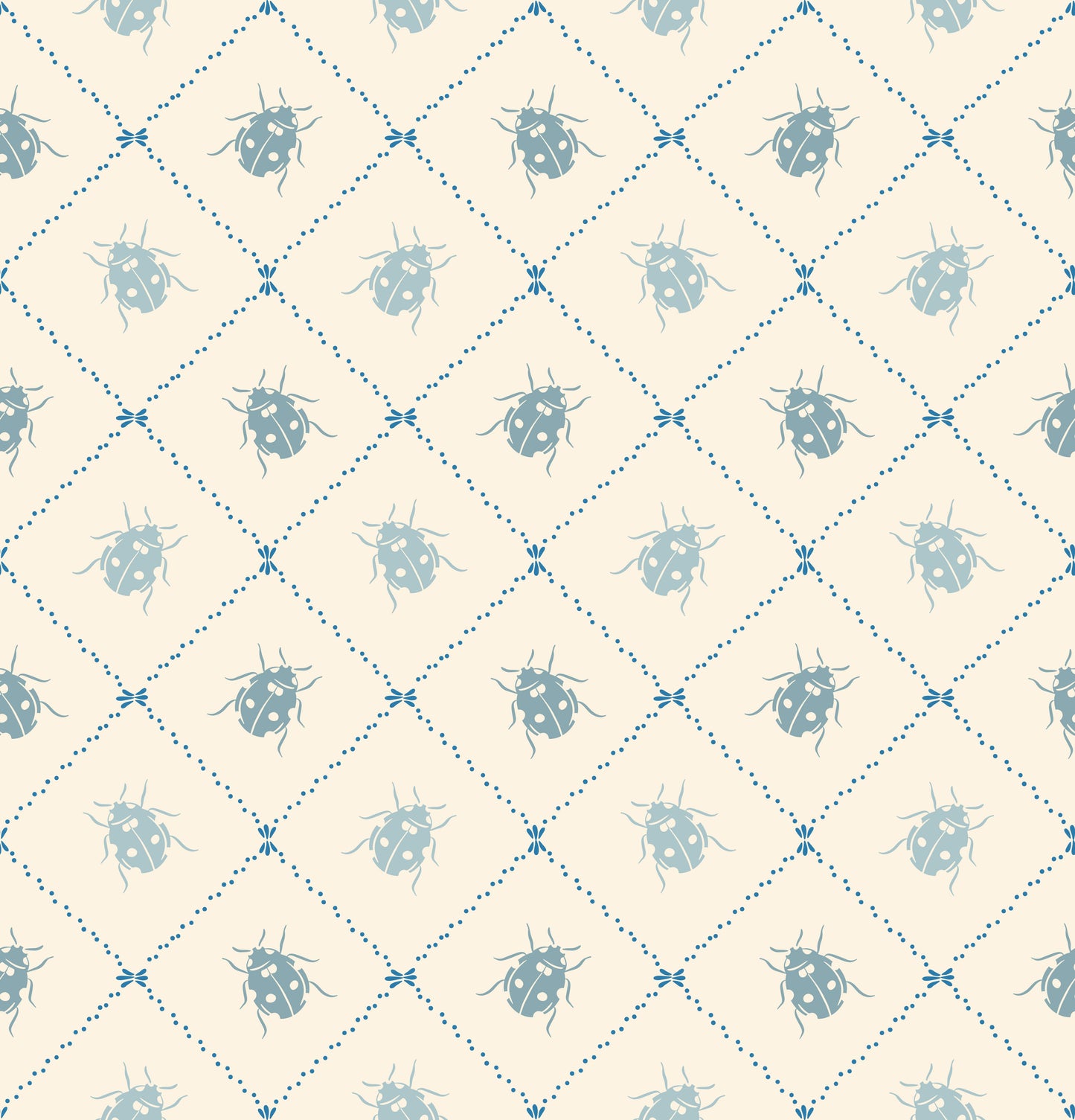 Ladybugs in Audrey's Garden Wallpaper