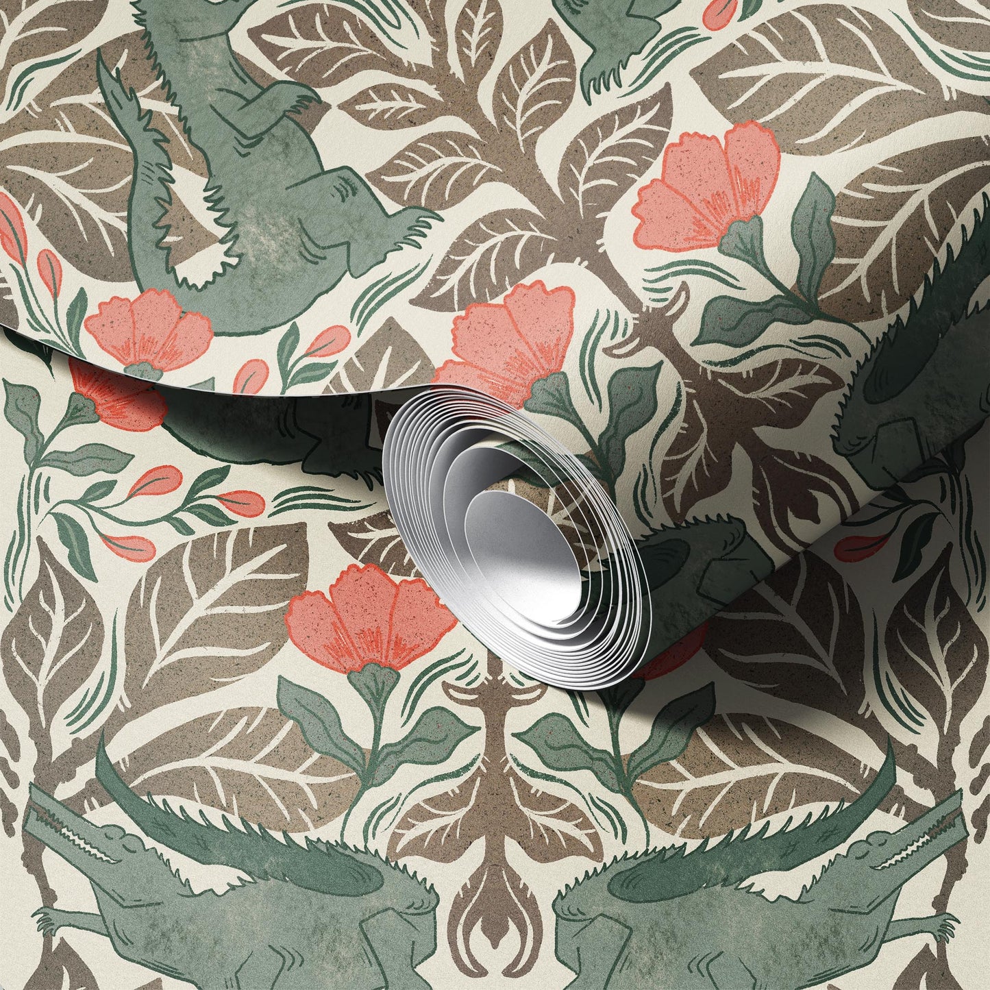 Happy Crocodiles Wallpaper