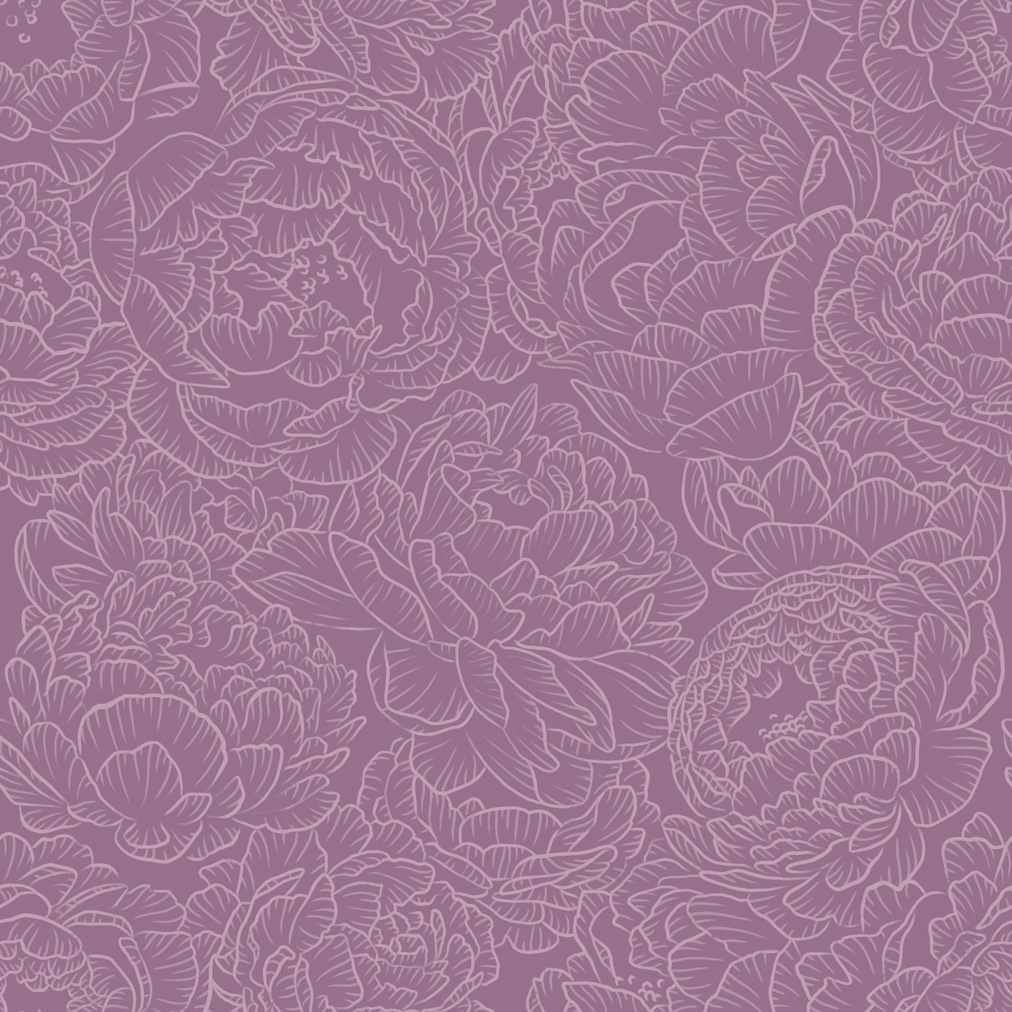 Peony in Lavender Wallpaper