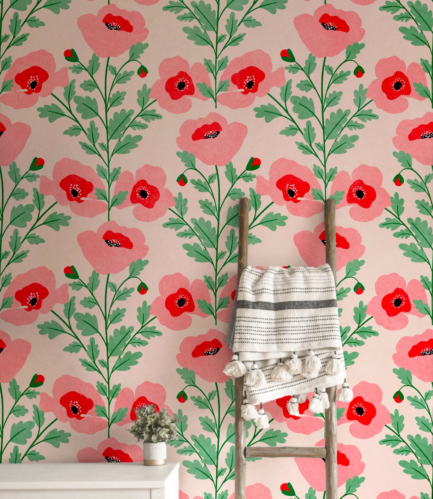 Pink Poppies Wallpaper