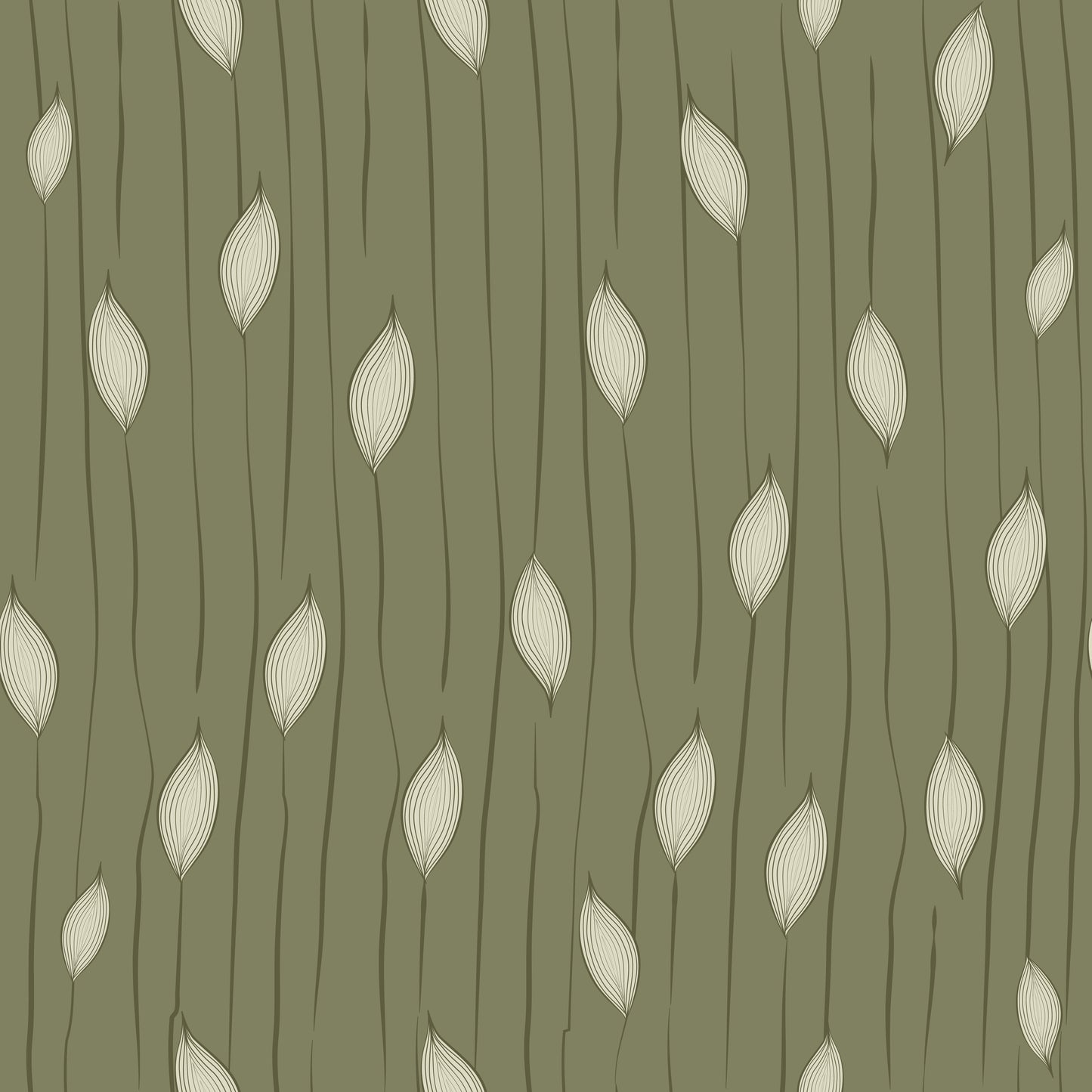 Warm Minimalism Petals Wallpaper