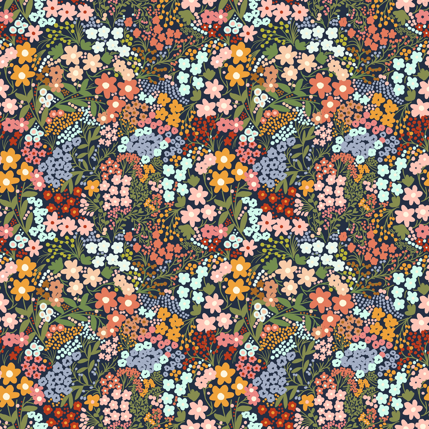 Meadow Mosaic Wallpaper