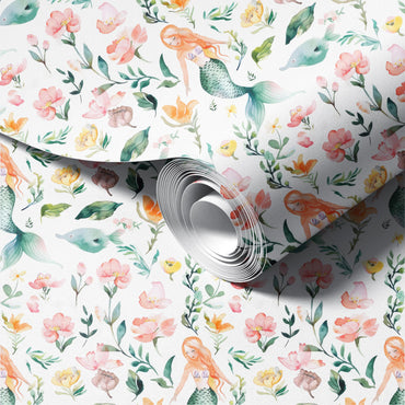 Mermaid Garden Wallpaper