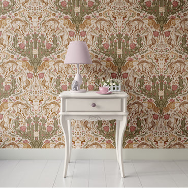 Feminine Western Americana Cowgirl Peel and Stick Wallpaper