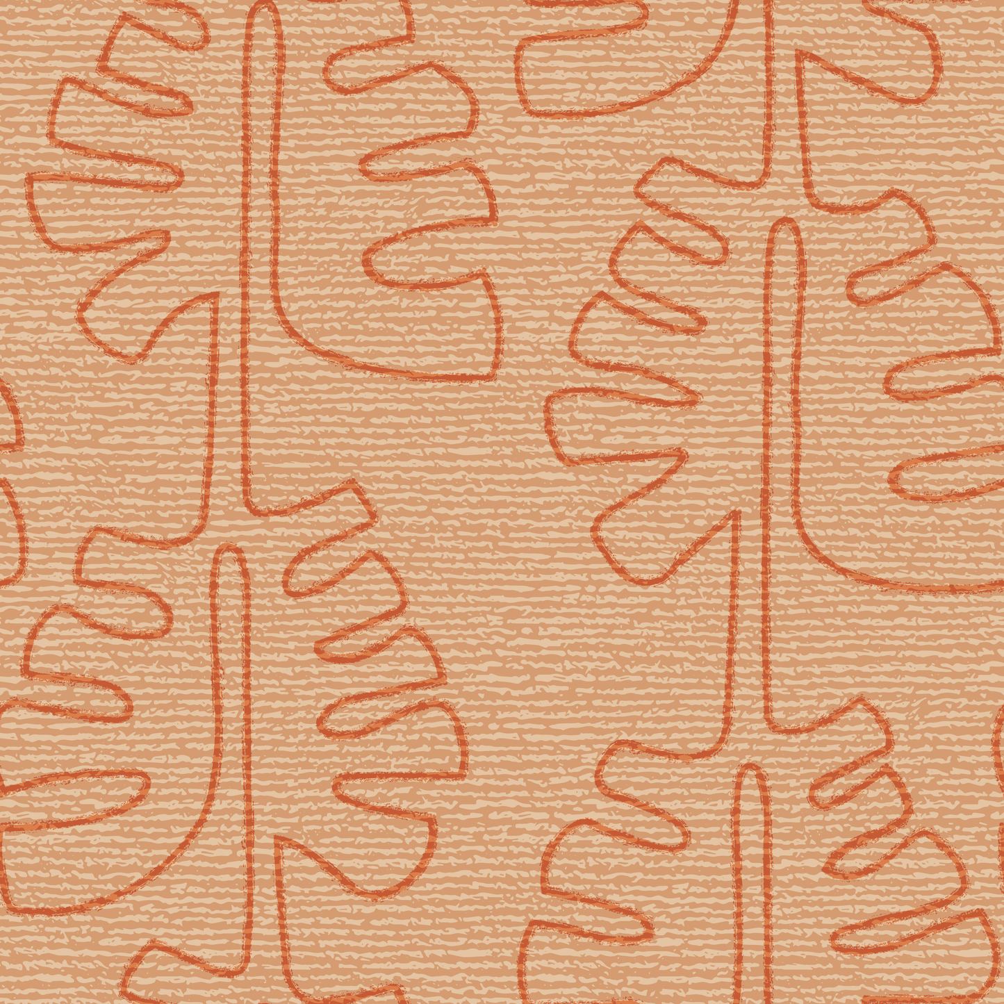 Monstera Sand Wallpaper