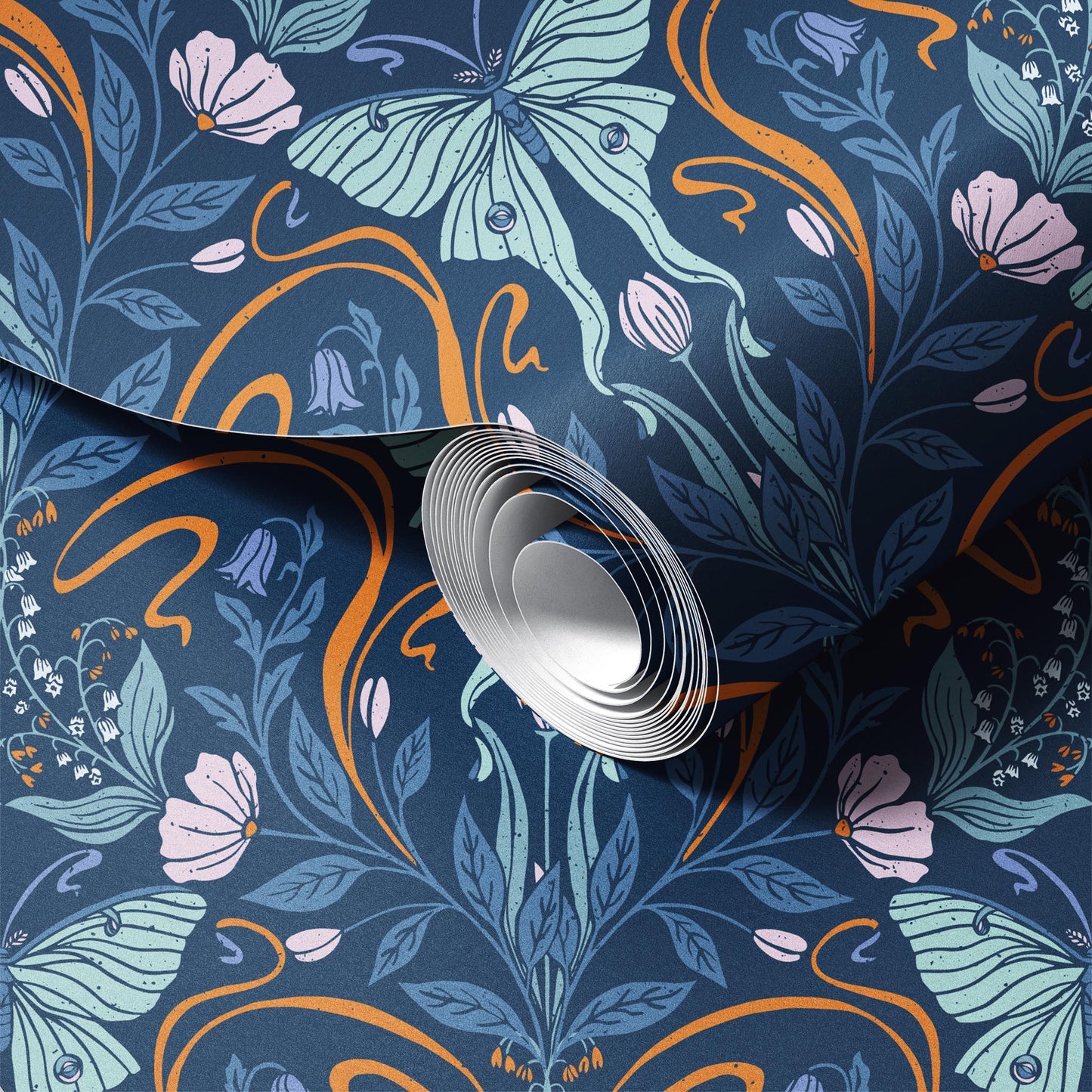 Moonlight Butterfly Wallpaper