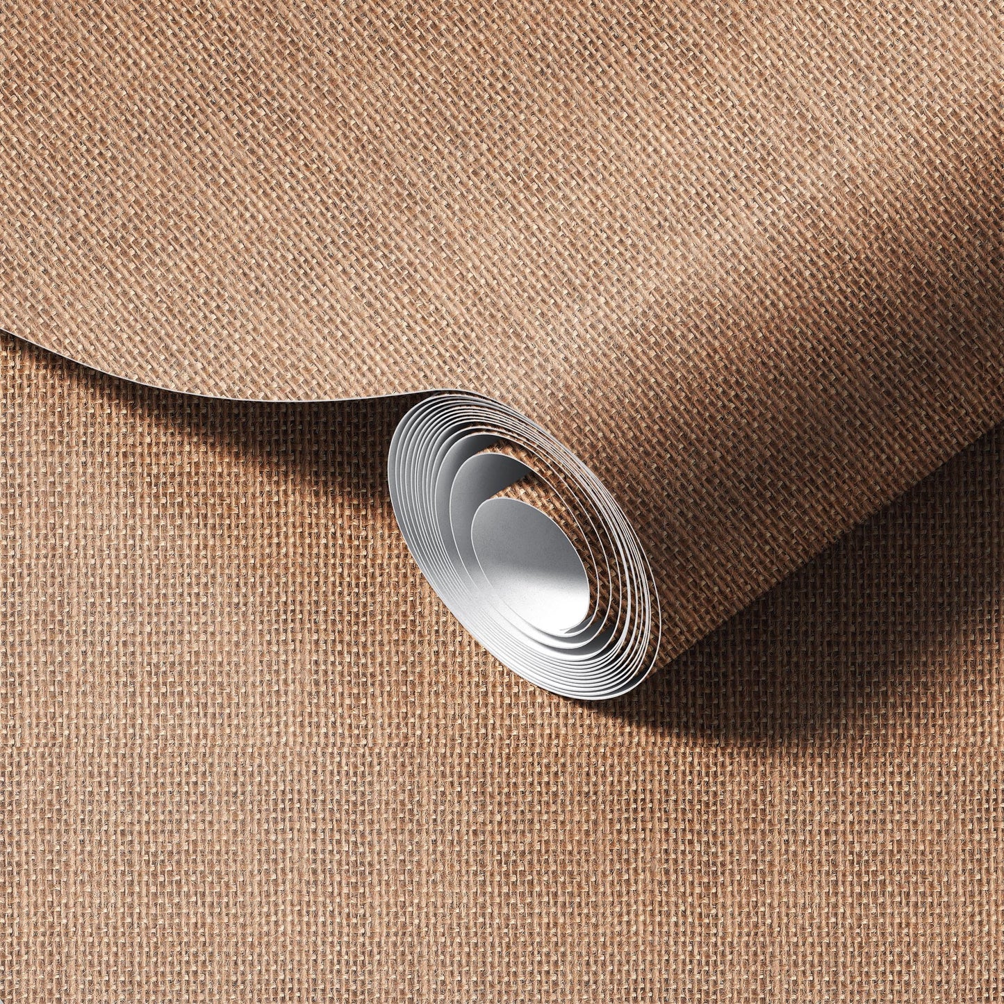 Natural Burlap Wallpaper
