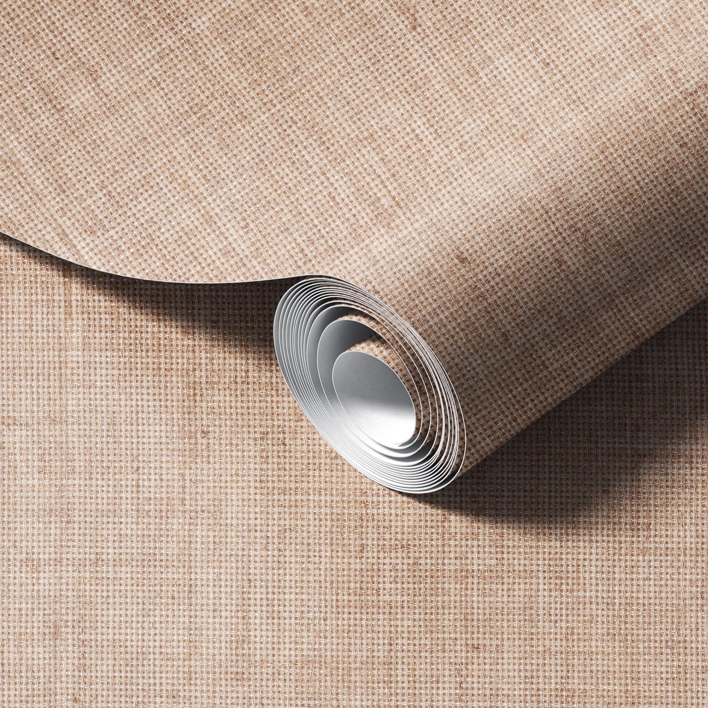 Natural Burlap Wallpaper