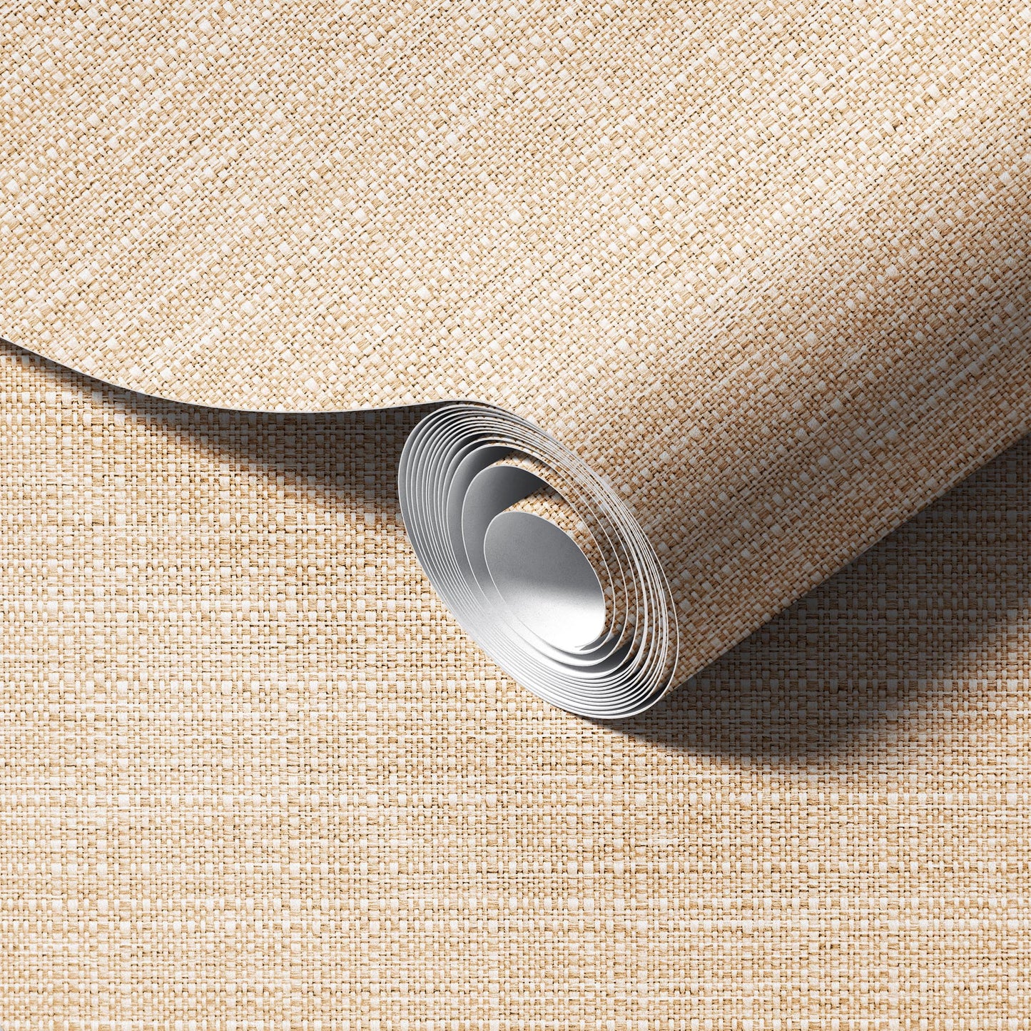Natural Burlap Wallpaper