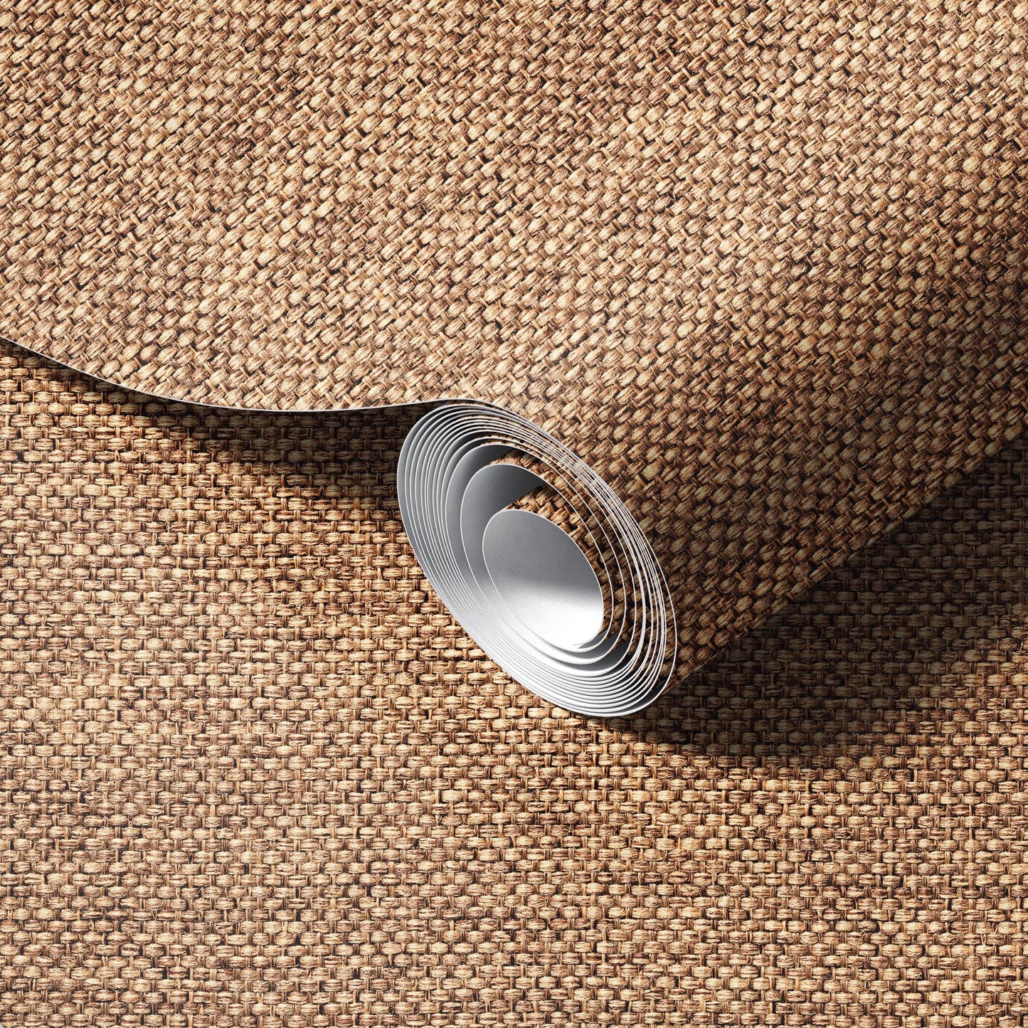 Natural Burlap Wallpaper
