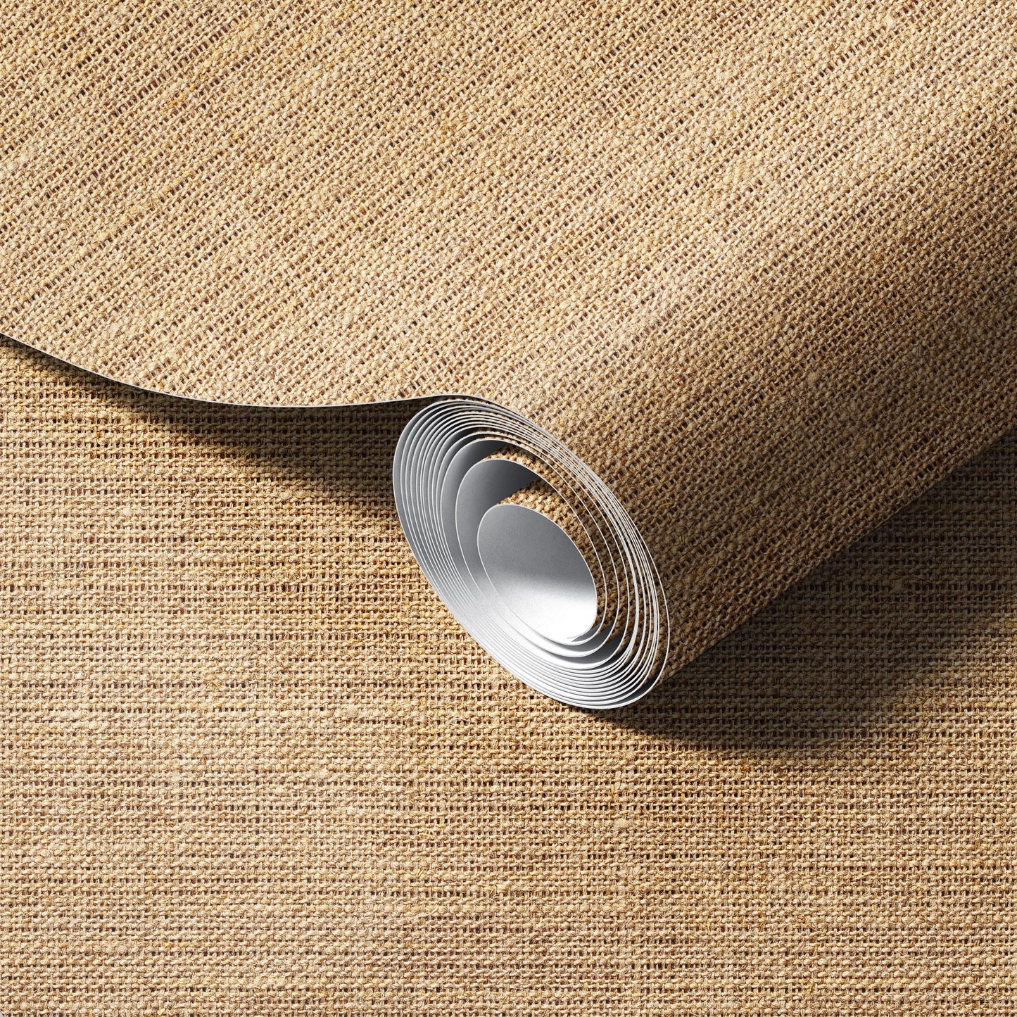 Natural Burlap Wallpaper