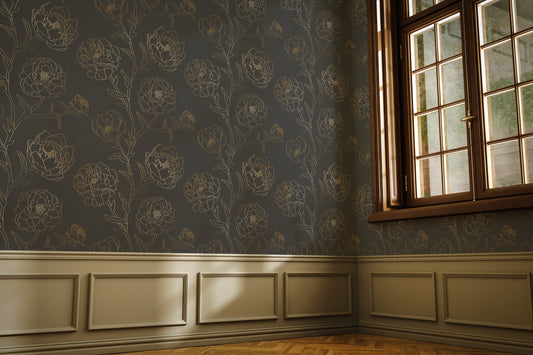 Noir Bloom Wallpaper